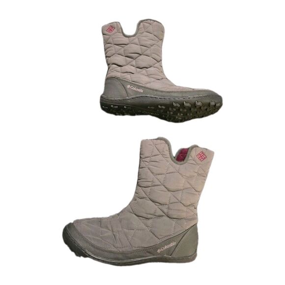 Columbia Minx Slip II Omni-Heat Cold Weather Winter Snow Boots Gray Size 6 - Picture 1 of 9